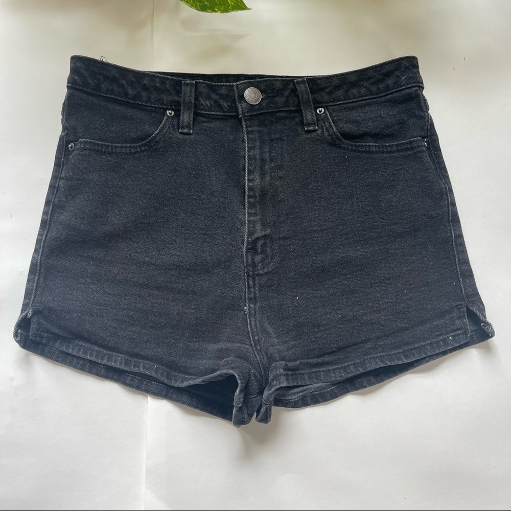 BDG Black Pin Up Super High Rise Denim Shorts